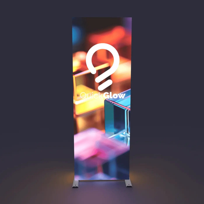 Orbus Trade Show Display Hopup 2.5 Backlit Straight Tension Fabric Display