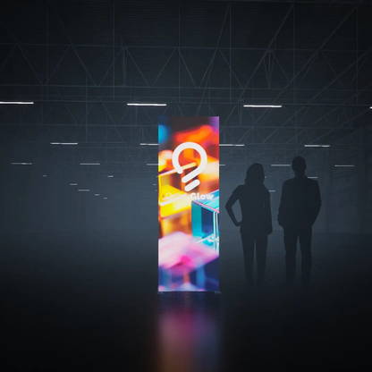 Orbus Trade Show Display Hopup 2.5 Backlit Straight Tension Fabric Display