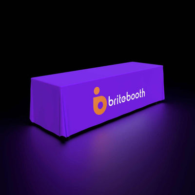 BriteBooth 8ft Premium Dye Sub Table Throw