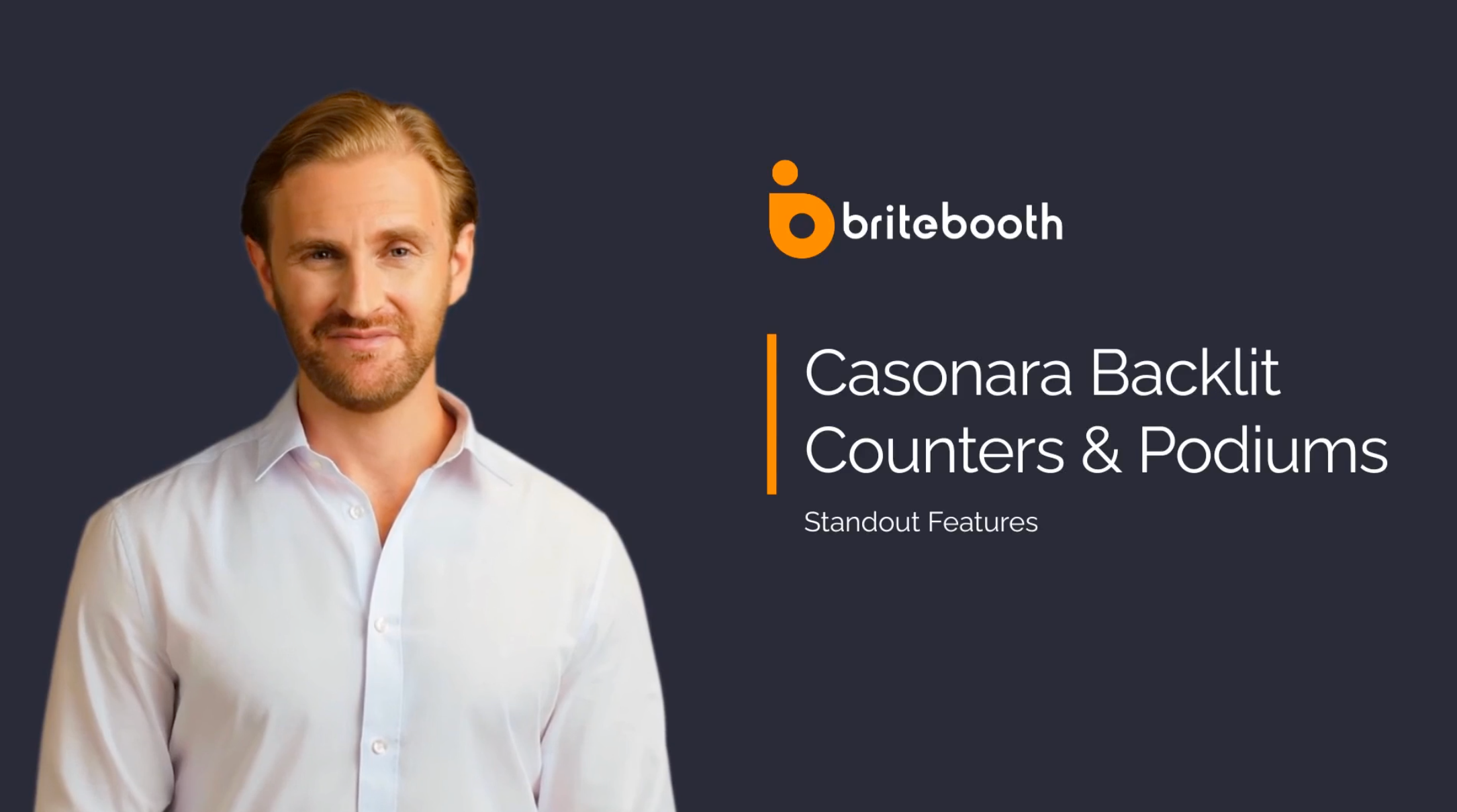 Load video: Details and Features of the Casonara Backlit Counters