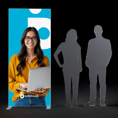 WS Displays Trade Show Display SEGO 3.3 x 7.4ft. Mobile Lightbox Double-Sided