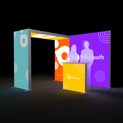 WS Displays Trade Show Display SEGO 9.8 ft Archway DS Mobile Lightbox