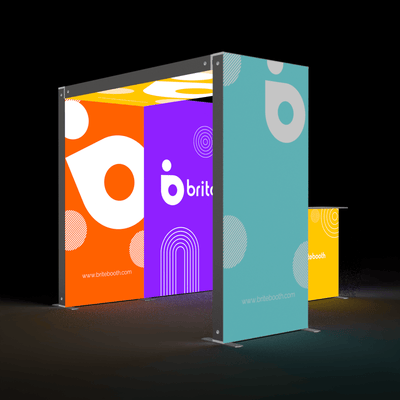 WS Displays Trade Show Display SEGO 9.8 ft Archway DS Mobile Lightbox