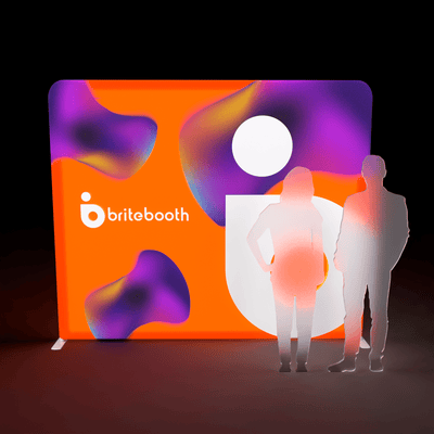 Makitso Trade Show Display WaveLight Backlit Display - 10ft