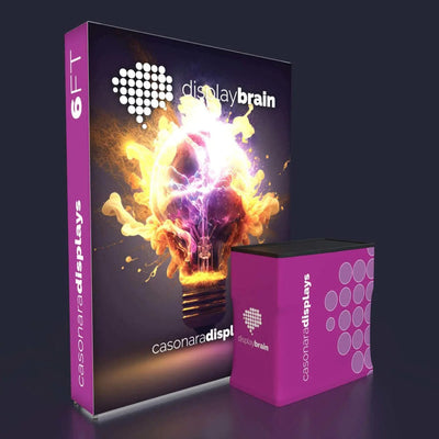 Makitso Trade Show Display 6ft Casonara Backlit Display Wall